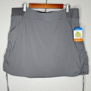 Columbia Anytime Casual Skort‎ Active Fit Omni-Shield Gray NWT Womens 1X